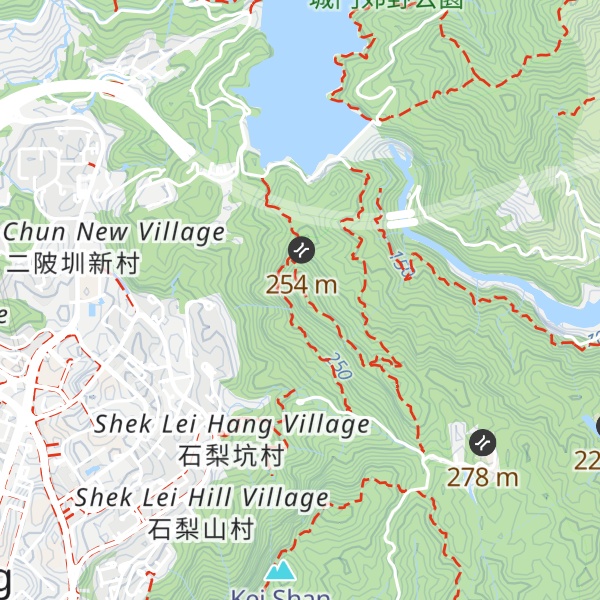 Map of Smuggler's Ridge