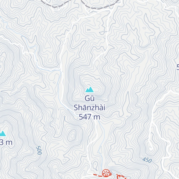 Map of Gū Shānzhài