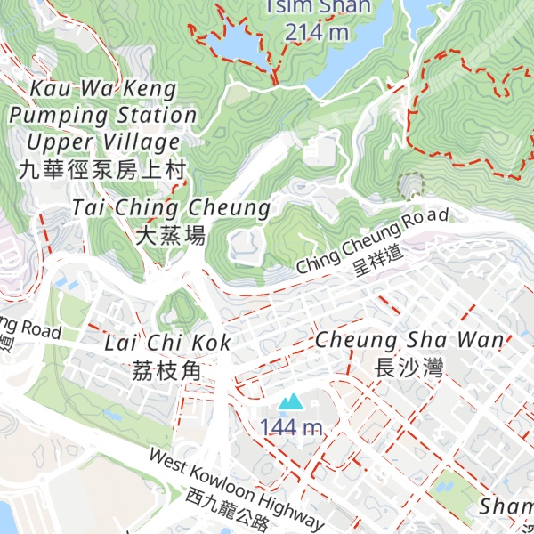 Map of Caldecott Hill