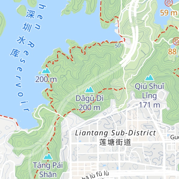 Map of Dǎgǔ Dì