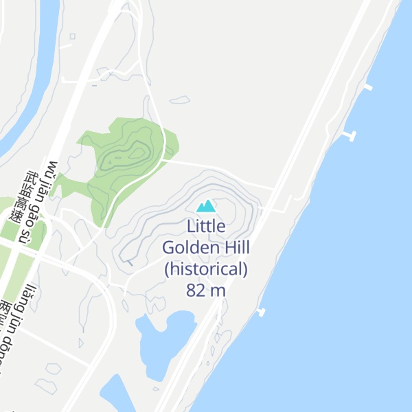 Map of Little Golden Hill (historical)