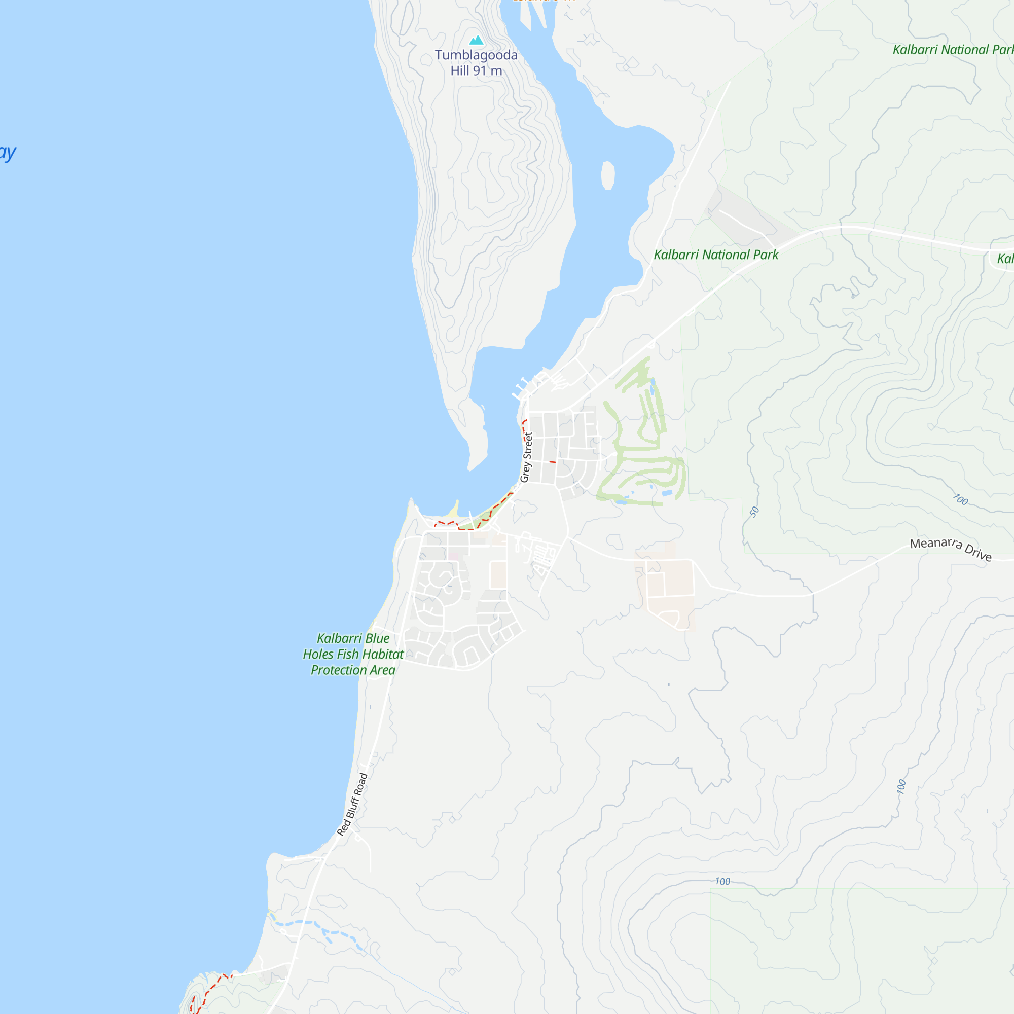 Kalbarri Visitor Centre map