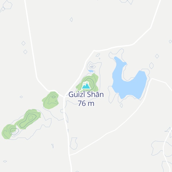 Map of Guìzǐ Shān
