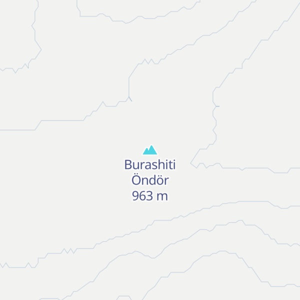Map of Burashiti Öndör