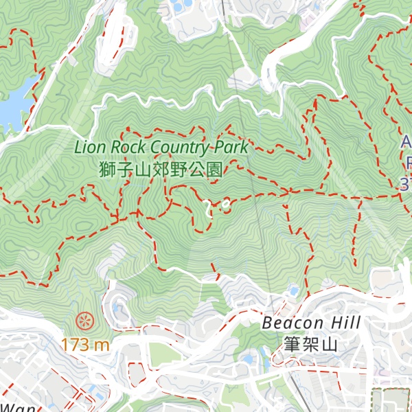 Map of Beacon Hill Crag