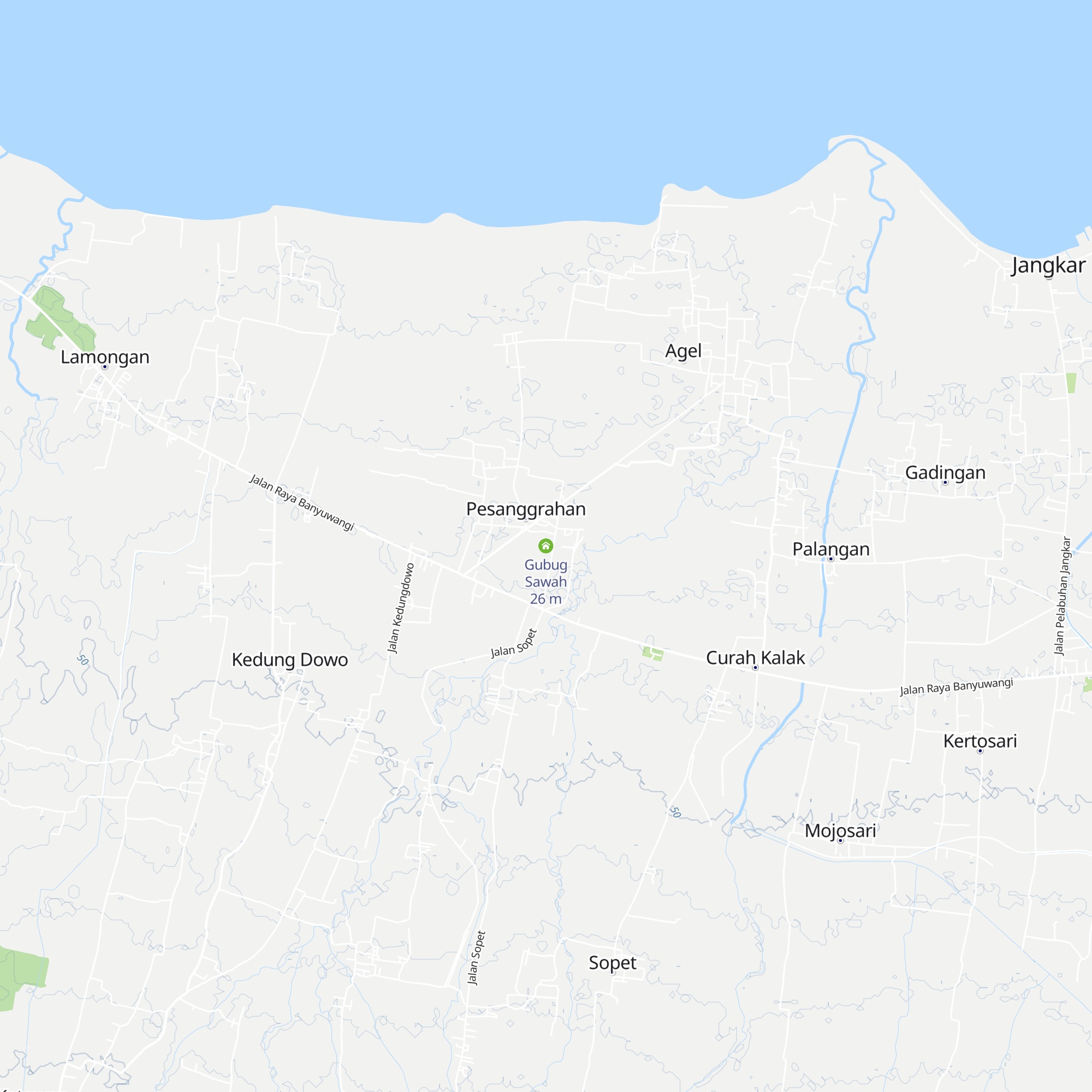 Gubug Sawah map