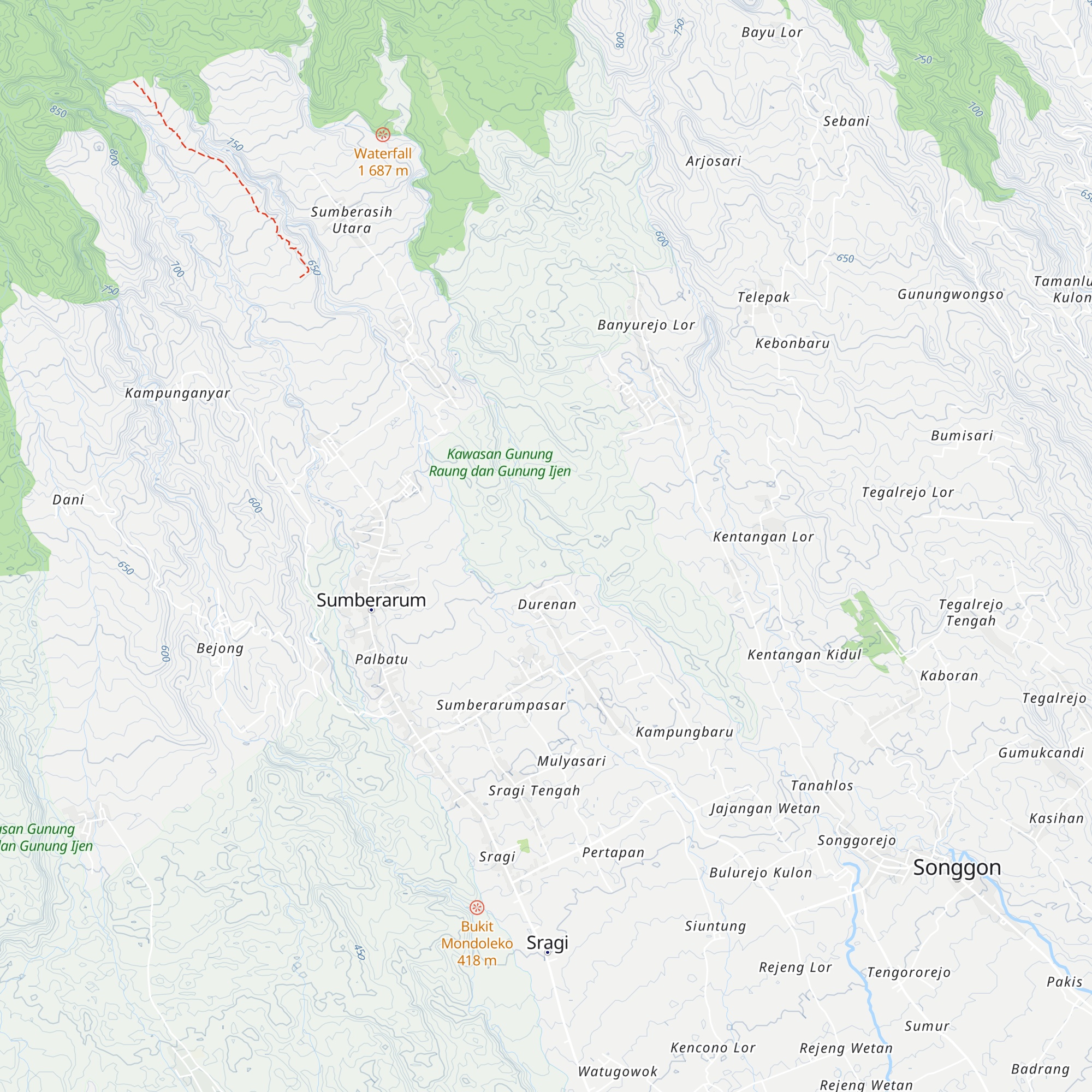 Rumah Pohon map