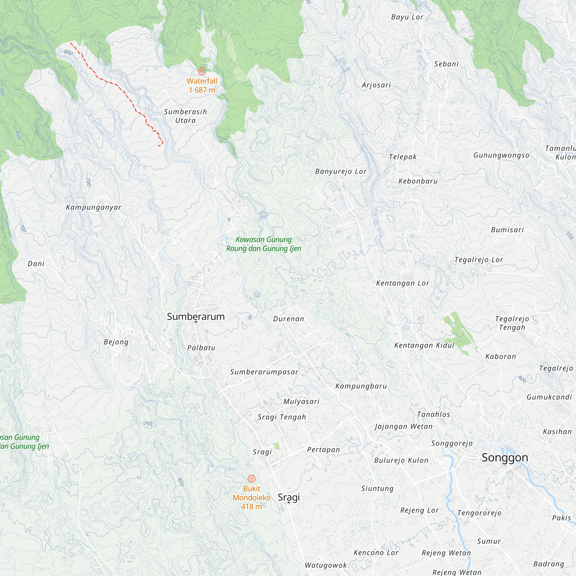 Rumah Pohon map