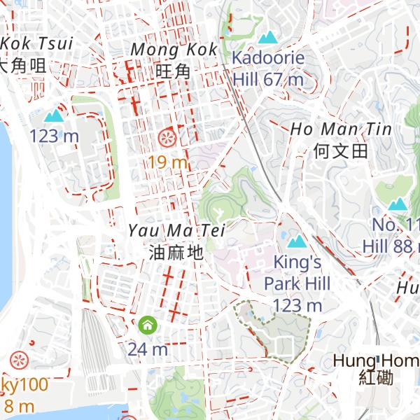 Map of Danger Flag Hill