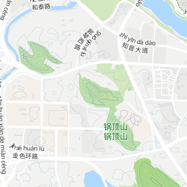 Map of Xiānnǚ Shān