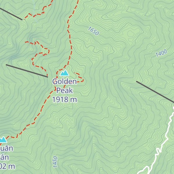 Map of Wǔgōng Shān Jīn Dǐng Nán Fúwù Diǎn