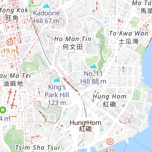 Map of No. 12 Hill