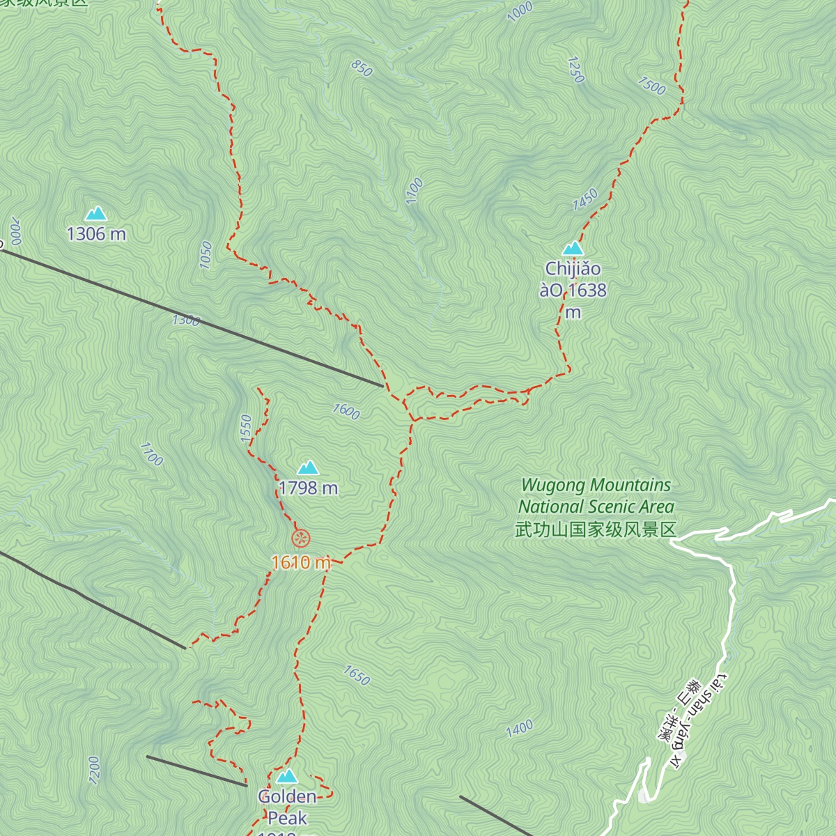 Báiyún Kèzhàn map