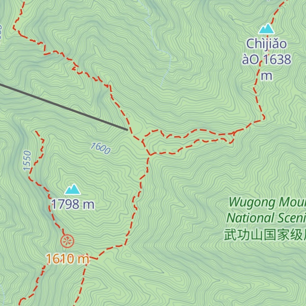 Map of Báiyún Kèzhàn