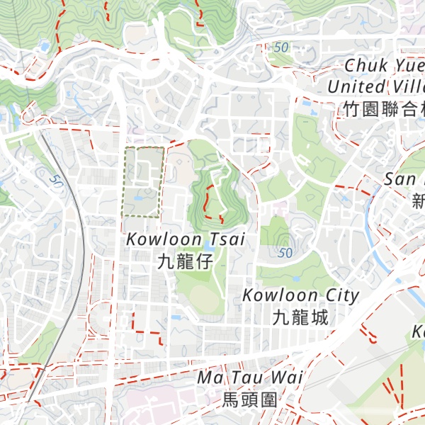 Map of Checkerboard Hill