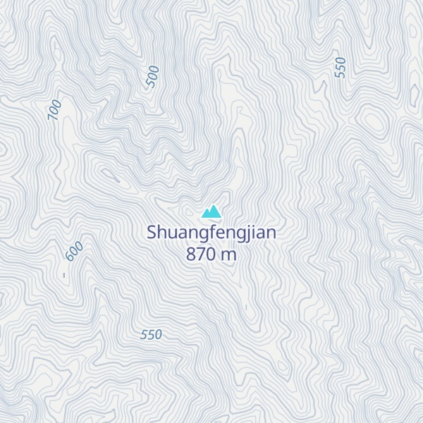 Map of Shuangfengjian