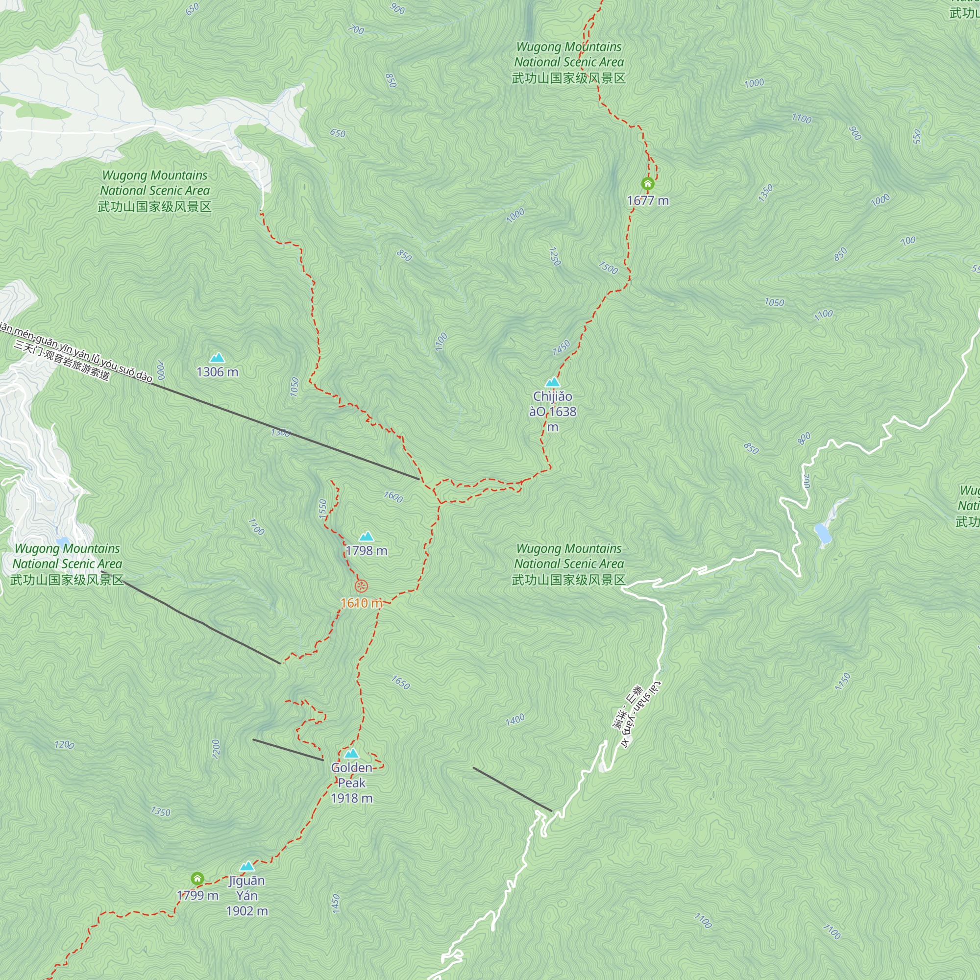 Shānshuǐ Kèzhàn map