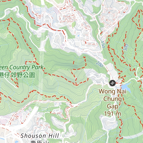 Map of Mount Nicholson