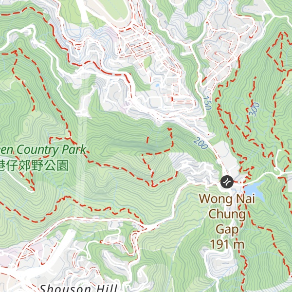 Map of Mt Nicholson Climbing Wall
