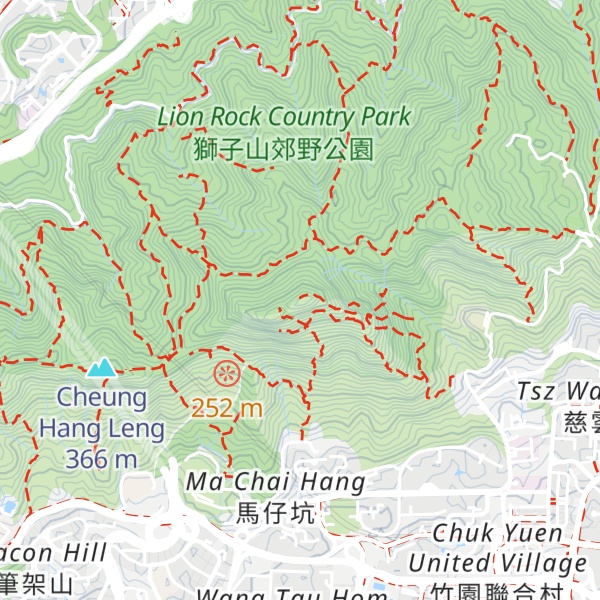 Map of Lion Rock