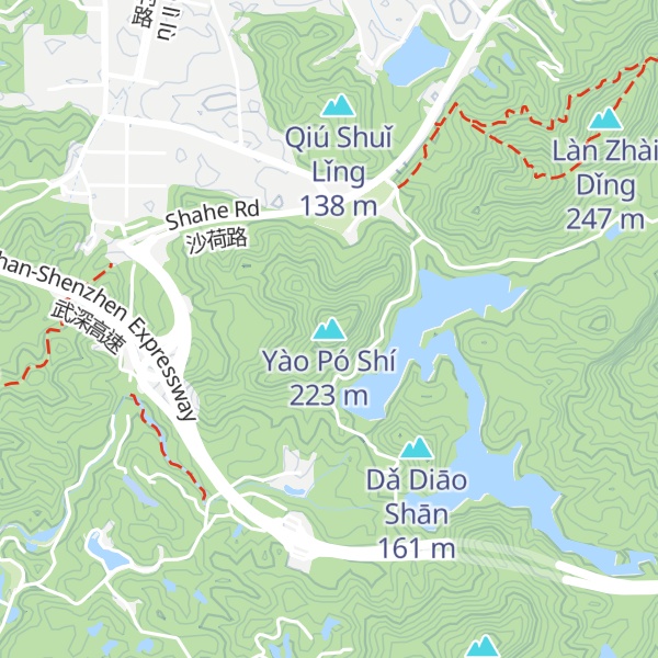 Map of Yào Pó Shí