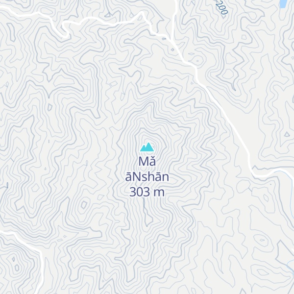 Map of Mǎ āNshān