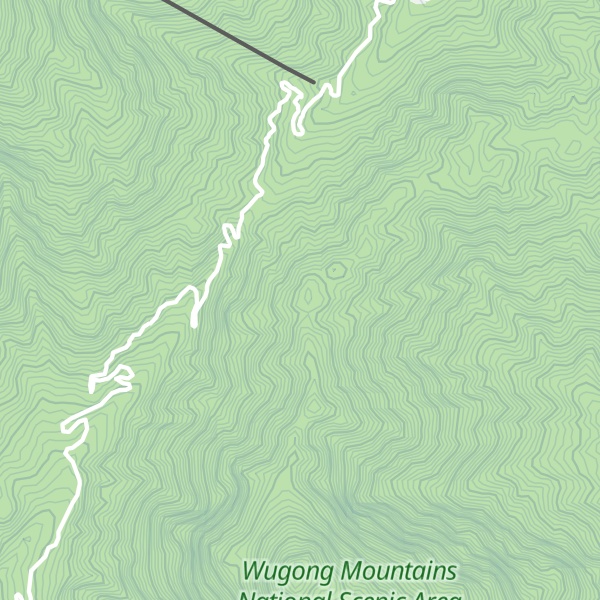 Map of Xiānglú Shān