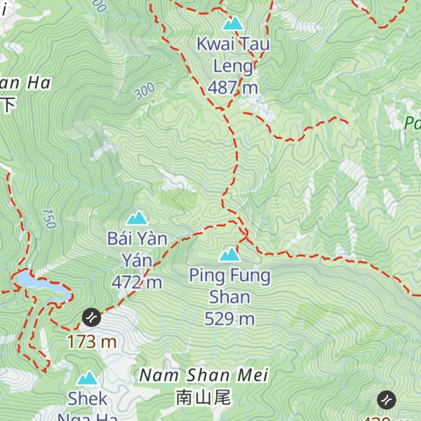 Map of Qīngshān Dǐng