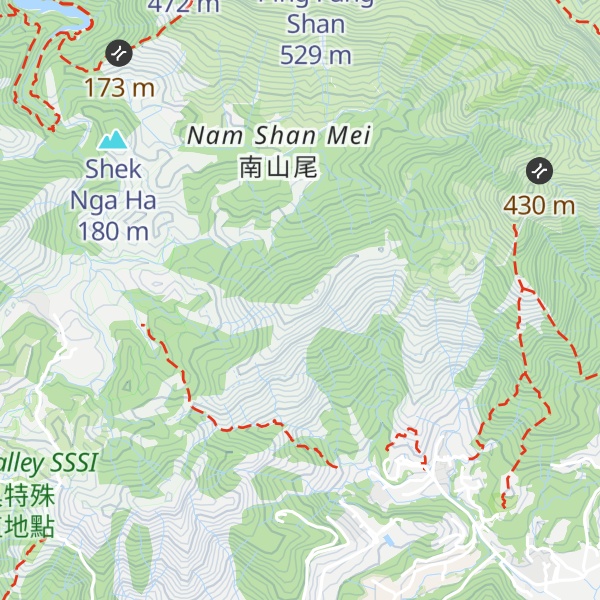 Map of Ma Tseuk Tong Shan