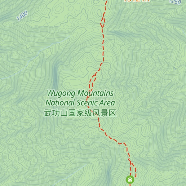 Map of Qiānzhàng Yán