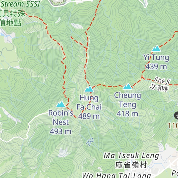 Map of Hung Fa Chai