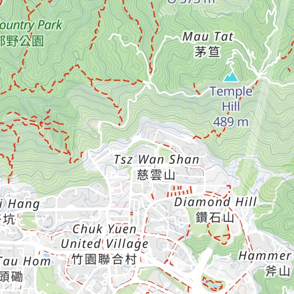 Map of Tsuen Shek Shan