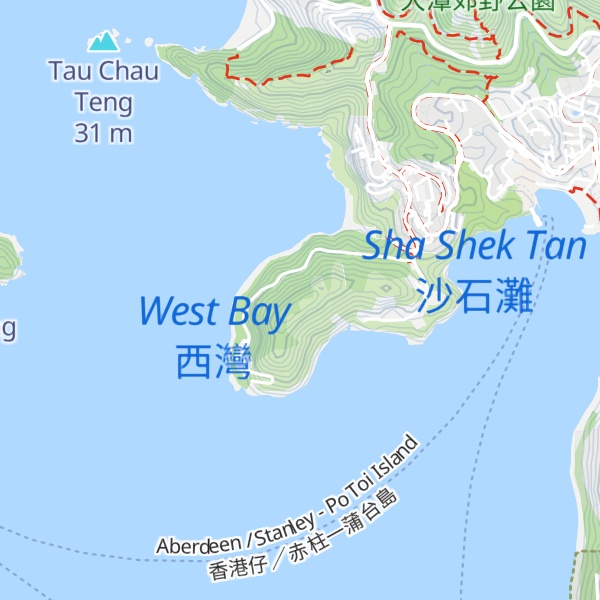Map of Chung Hom Shan