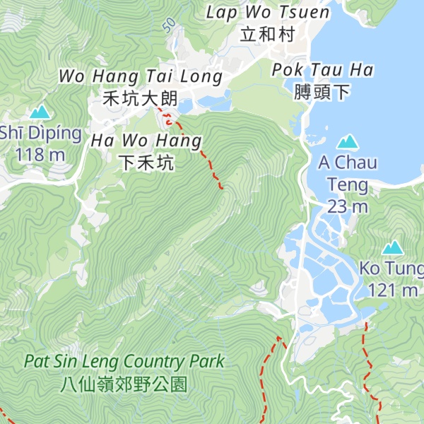 Map of Sam Mun Shan