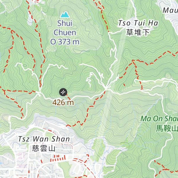 Map of Temple Hill