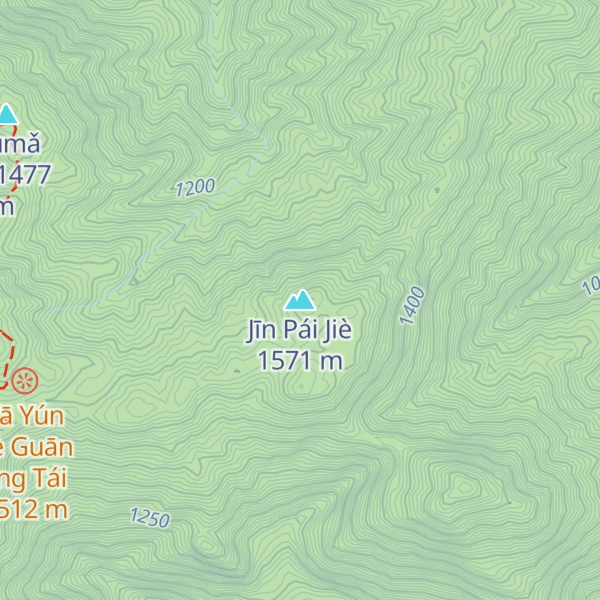 Map of Jīn Pái Jiè