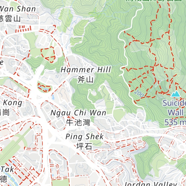 Map of Hammer Hill