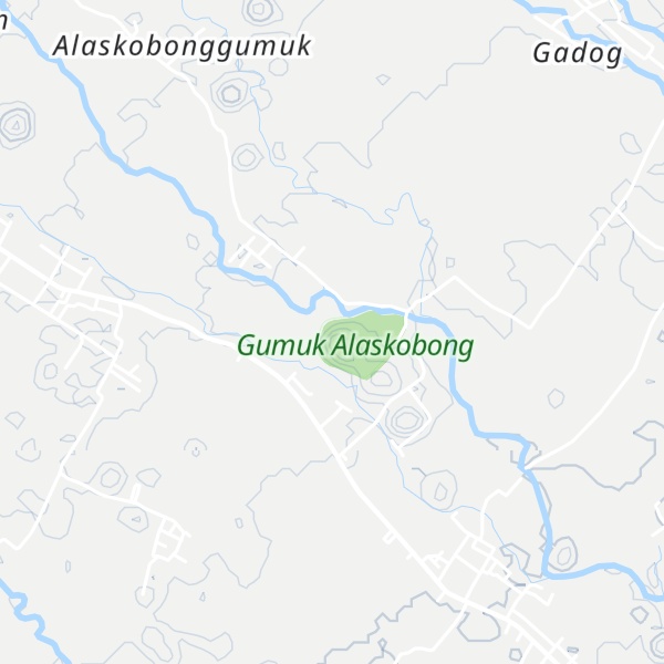 Map of Gumuk Alaskobong