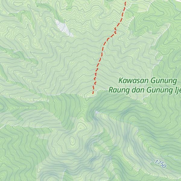 Map of Gunung Rante