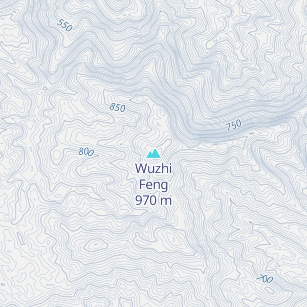 Map of Wuzhi Feng