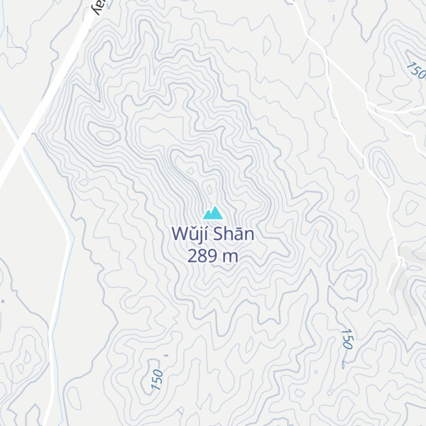 Map of Wǔjí Shān