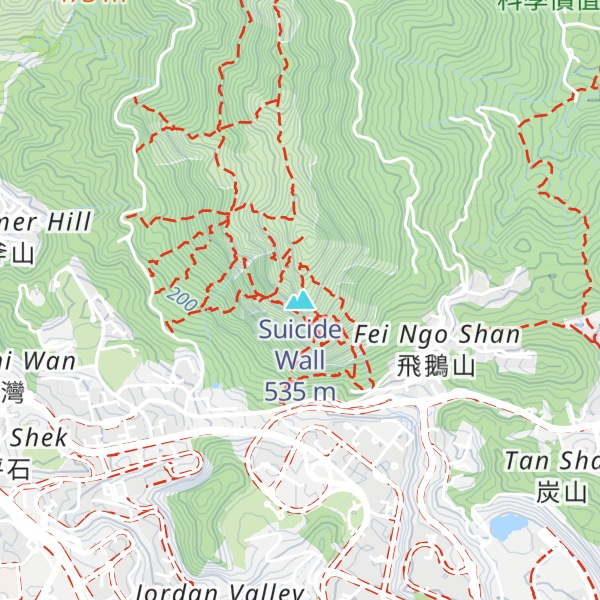 Map of Suicide Wall
