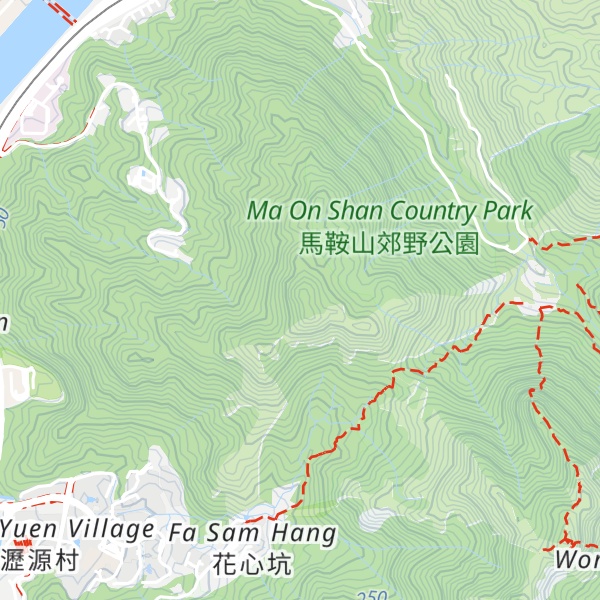 Map of Nui Po Shan