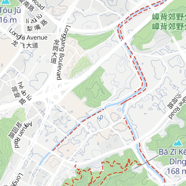 Map of Jiāoyǐ Shān
