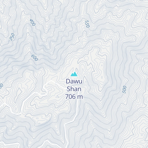 Map of Dawu Shan