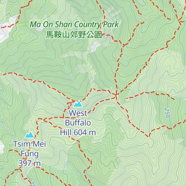 Map of Buffalo Hill