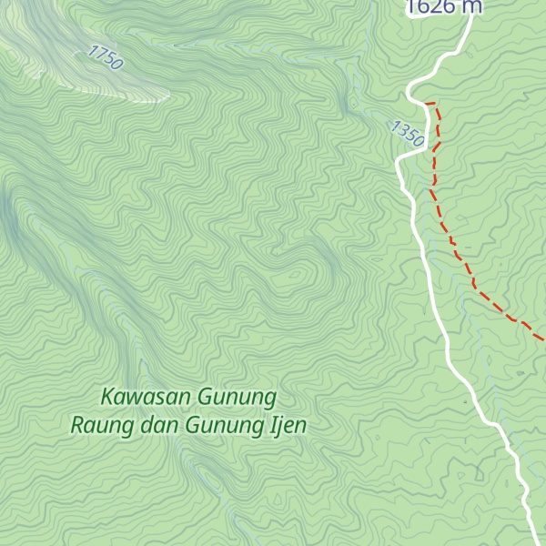 Map of Gunung Gempol