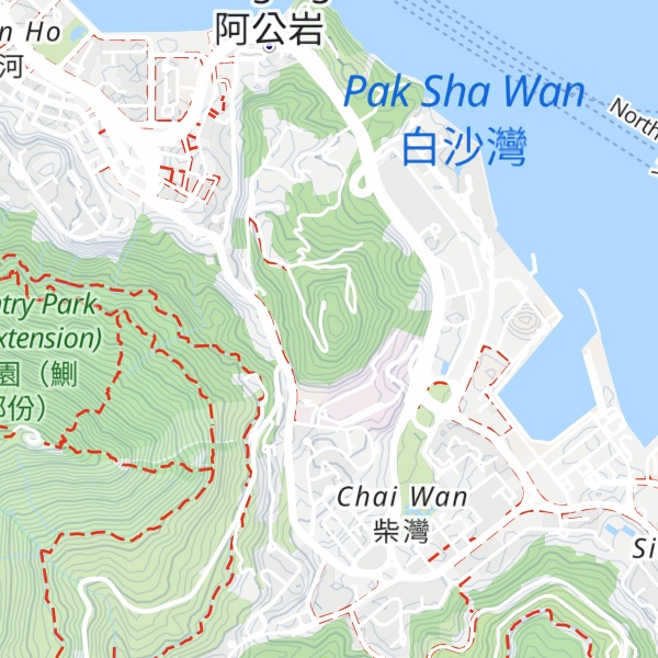 Map of Sai Wan Shan
