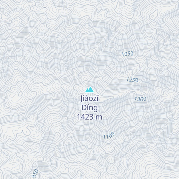 Map of Jiàozǐ Dǐng