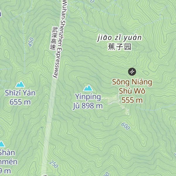 Map of Yínpíng Jǔ